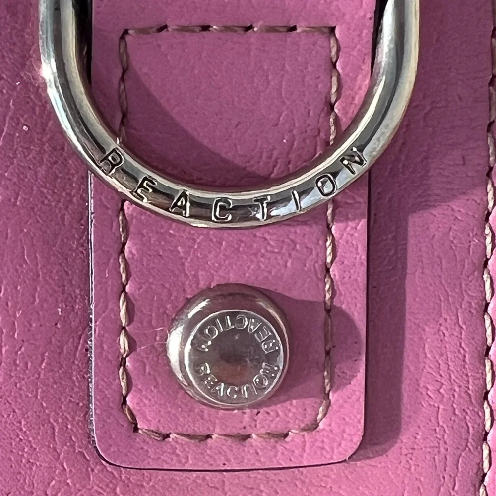 KENNETH COLE REACTION 2 tone Pink Wallet with Silver Accents